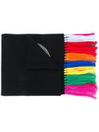 Versace Embroidered Medusa Head Scarf - Black