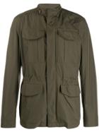 Corneliani Military-style Lightweight Jacket - Green