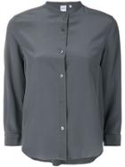 Aspesi Round Neck Button Shirt - Grey