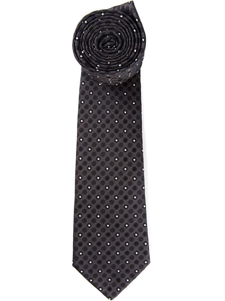Valentino Embroidered Polka Dot Tie