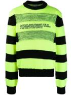 Calvin Klein Jeans Est. 1978 Reverse-stripe Logo Jumper - Black