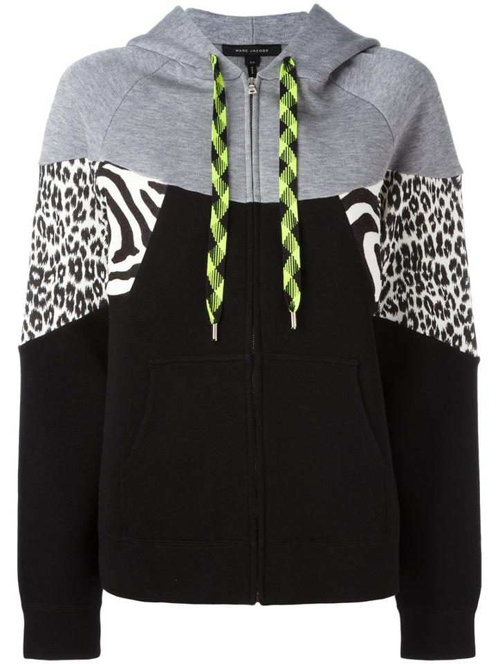Marc Jacobs Zipped Hoodie, Women's, Size: Xs, Black, Viscose/cotton/nylon/wool