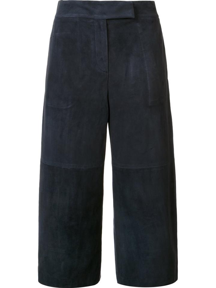 Brunello Cucinelli Wide Leg Cropped Pants