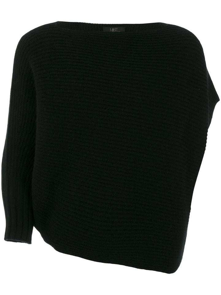 Lost & Found Ria Dunn Single Sleeve Jumper - Black