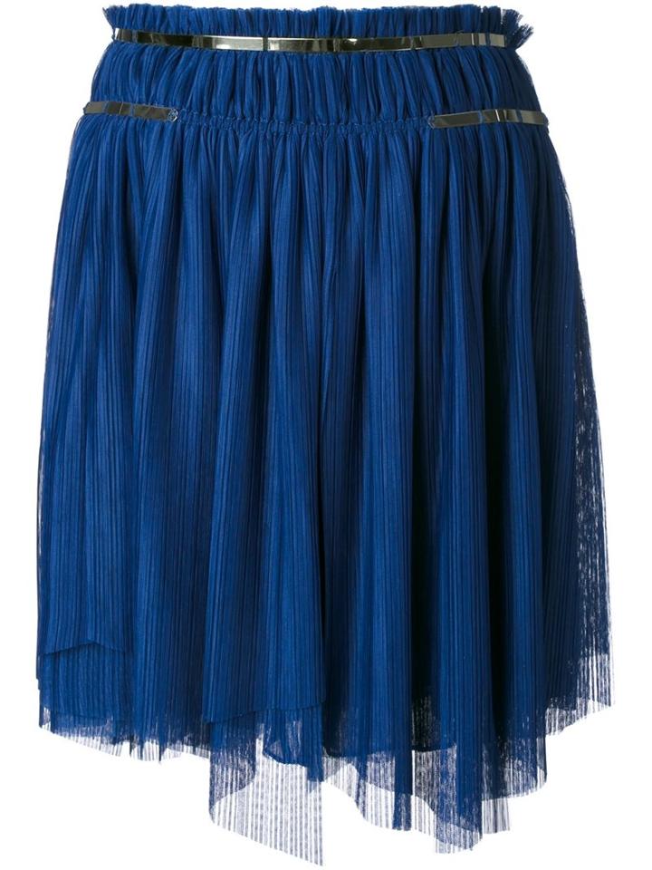 Jay Ahr Silver-tone Detail Pleated Skirt