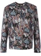 Valentino 'rockstud' Japanese Butterfly Sweatshirt