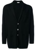 Fashion Clinic Three Button Cardigan, Men's, Size: Medium, Black, Wool