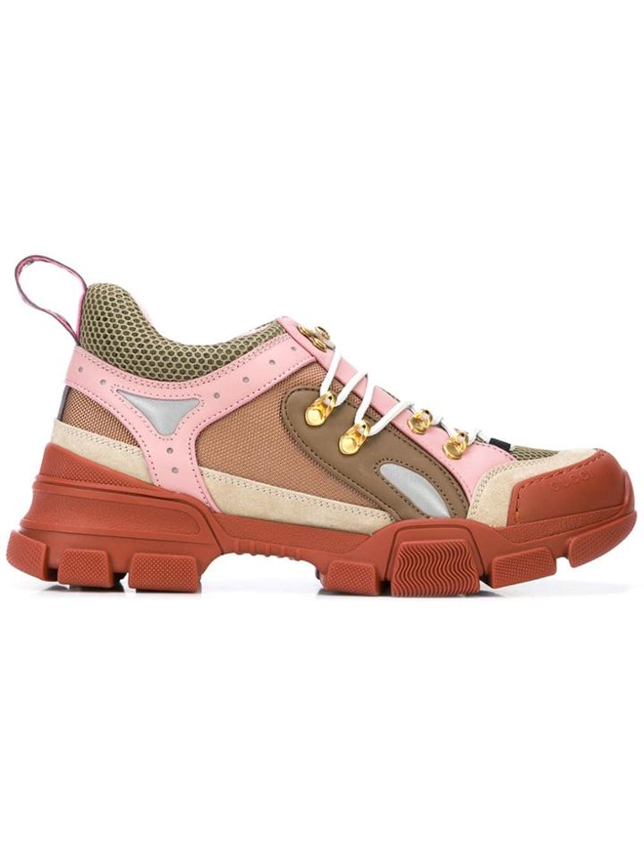 Gucci Gucci 543289ggz70 Grey/orange Natural (veg)->cotton - Pink