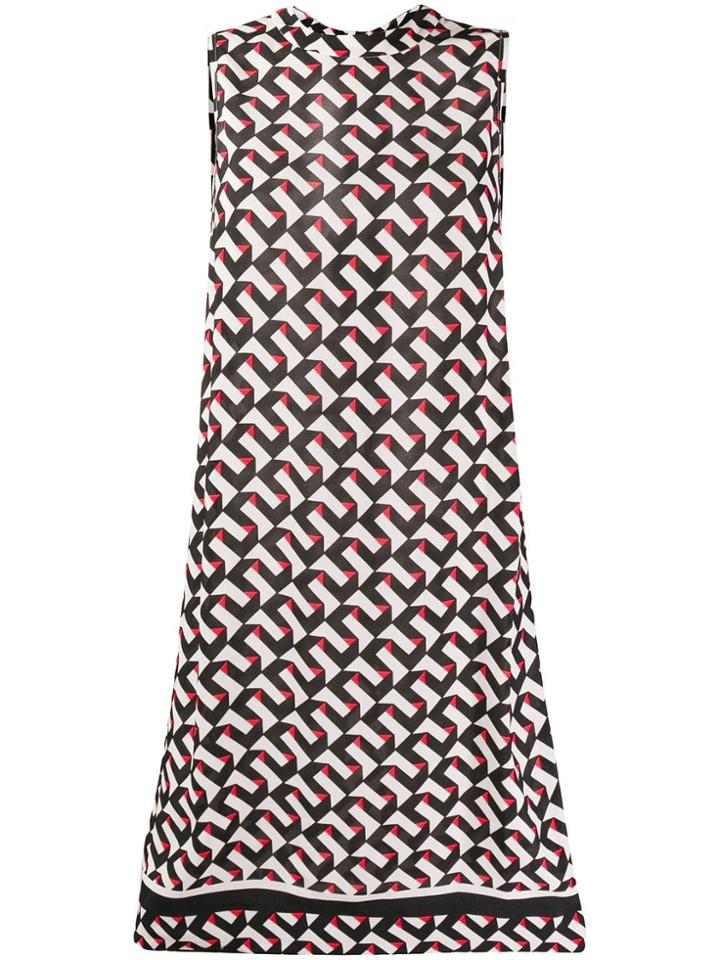 's Max Mara Patterned Shift Dress - White