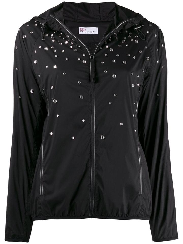 Red Valentino Studded Windbreaker - Black