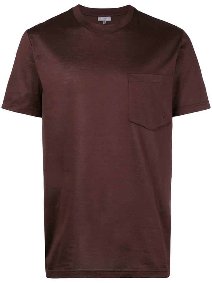 Lanvin Pocket T-shirt - Brown
