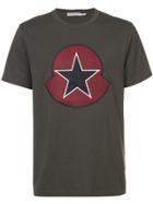 Moncler Star Logo Print T-shirt - Green