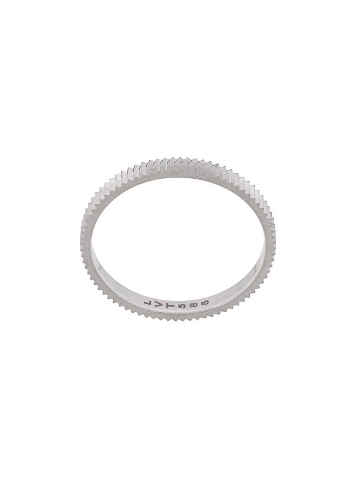 Lilian Von Trapp Ridged Ring - Silver