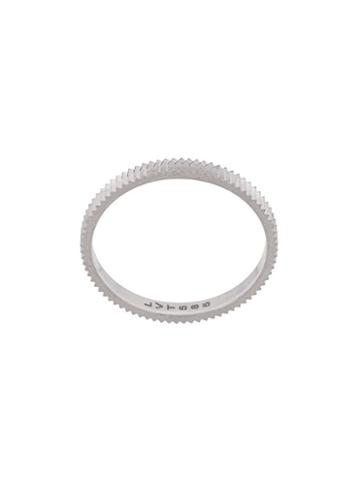 Lilian Von Trapp Ridged Ring - Silver