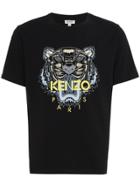 Kenzo Tiger Print Short Sleeve T-shirt - Black