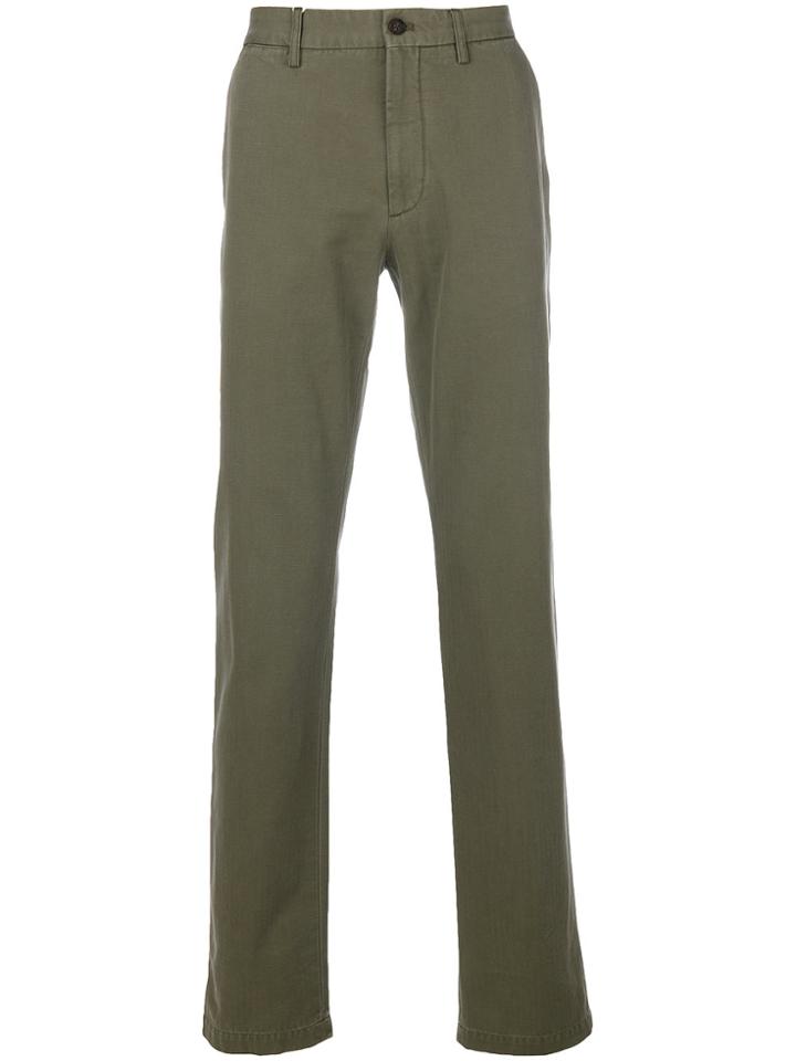 Maison Margiela Classic Chino Trousers - Green