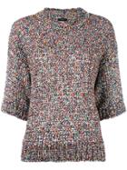 Joseph Knitted Colours Tweed Top - Multicolour