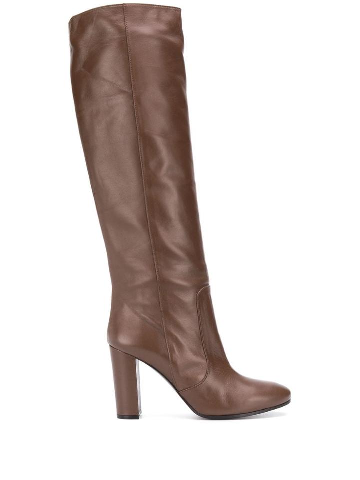 Via Roma 15 Knee-length Round-toe Boots - Brown