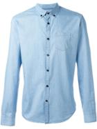 Woolrich Contrast Button Down Shirt - Blue