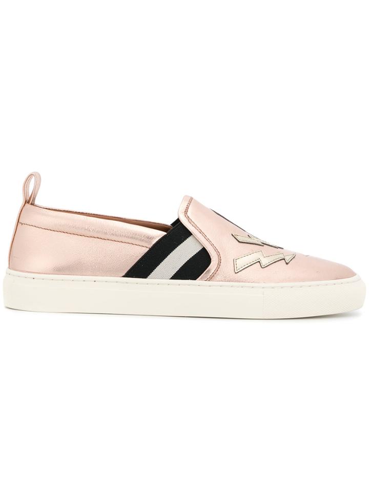 Bally Star Slip-on Sneakers - Pink & Purple