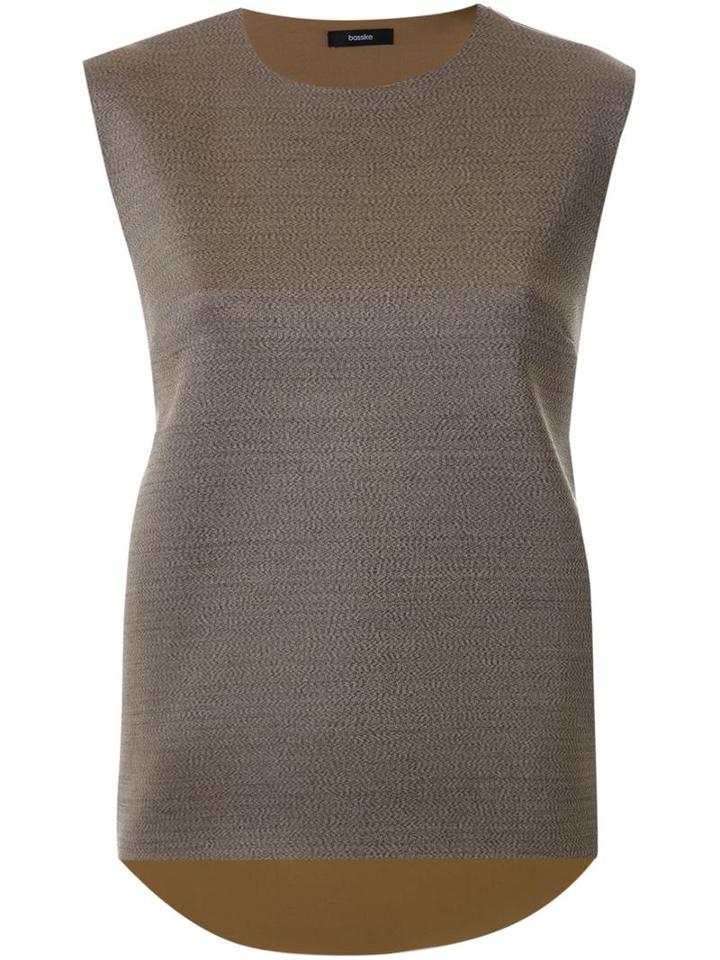 Bassike Round Neck Tank Top