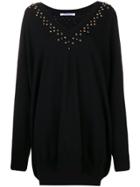 Givenchy Embellished Long-sleeve Sweater - Black