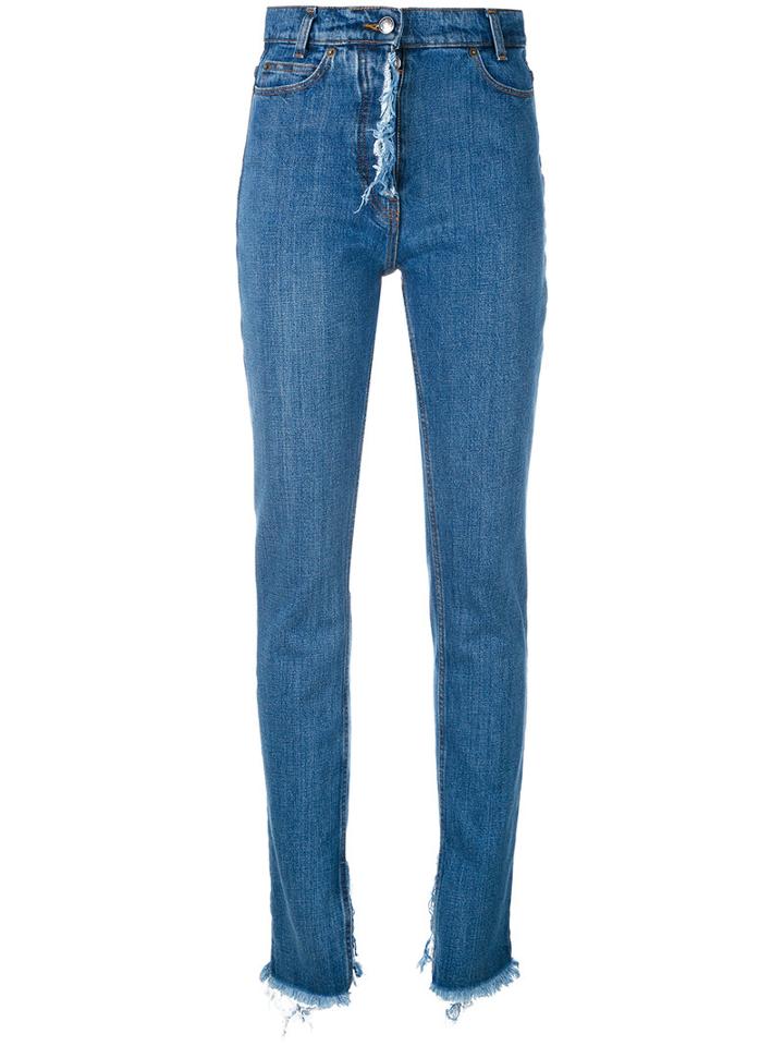 Magda Butrym - Skinny Jeans - Women - Cotton - 36, Blue, Cotton