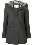 Woolrich Hooded Parka Coat - Grey