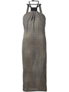 Area Di Barbara Bologna Square Detail Dress