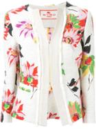 Etro Floral Print Tweed Jacket