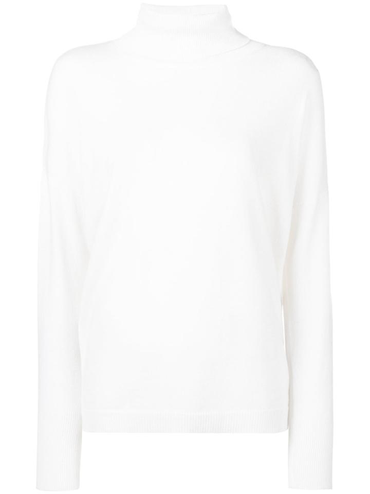 Incentive! Cashmere Cashmere Turtleneck Sweater - White