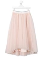 Lapin House Pleated Tulle Skirt - Pink
