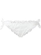 Mc2 Saint Barth - Moon Bikini Bottom - Women - Polyamide/spandex/elastane - L, White, Polyamide/spandex/elastane