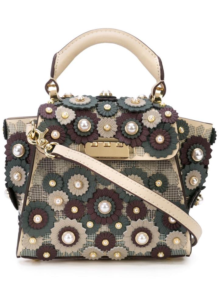 Zac Zac Posen Eartha Pearl-embellished Mini Bag - Multicolour
