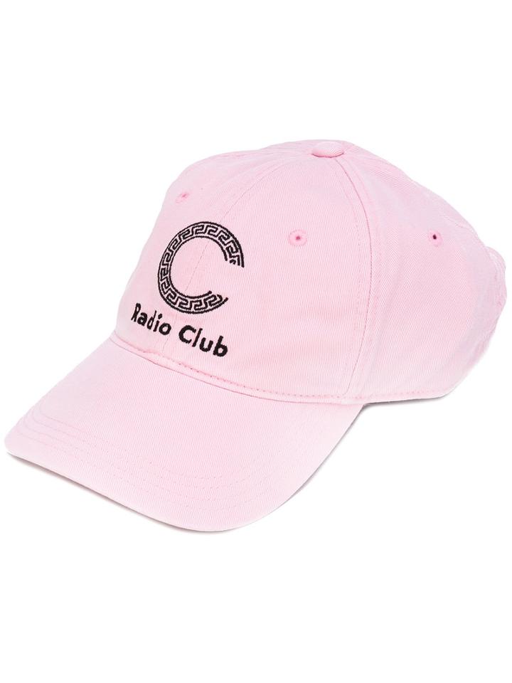 Carhartt - Logo Embroidered Cap - Unisex - Cotton - One Size, Pink/purple, Cotton