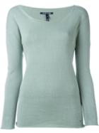 Woolrich Scoop Neck Sweater, Women's, Size: S, Green, Cotton
