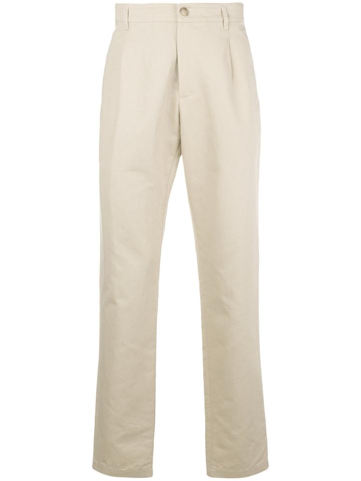 A.p.c. Straight Leg Chinos - Nude & Neutrals
