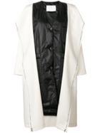 Société Anonyme Gilet Layered Cape Coat - Nude & Neutrals