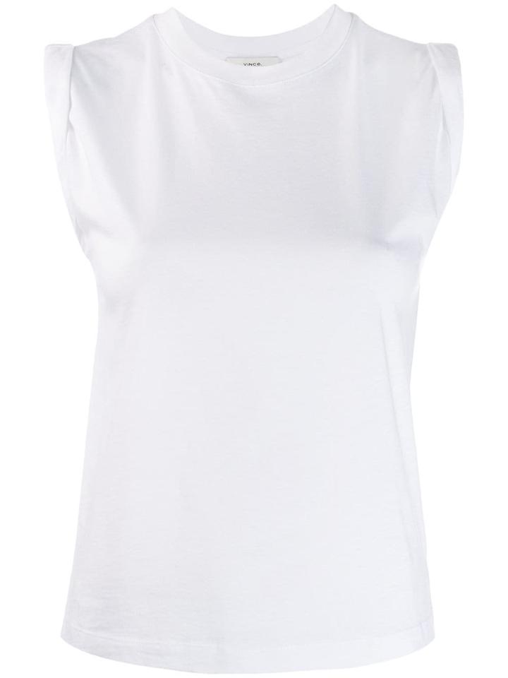 Vince Boyfriend Style Vest - White