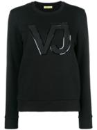 Versace Jeans Logo Patch Sweater - Black