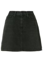 Frame Denim Mini Skirt - Black