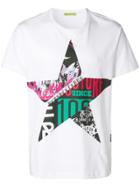 Versace Jeans Star Print T-shirt - White