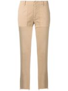 Nili Lotan Skinny Cut Off Trousers - Neutrals