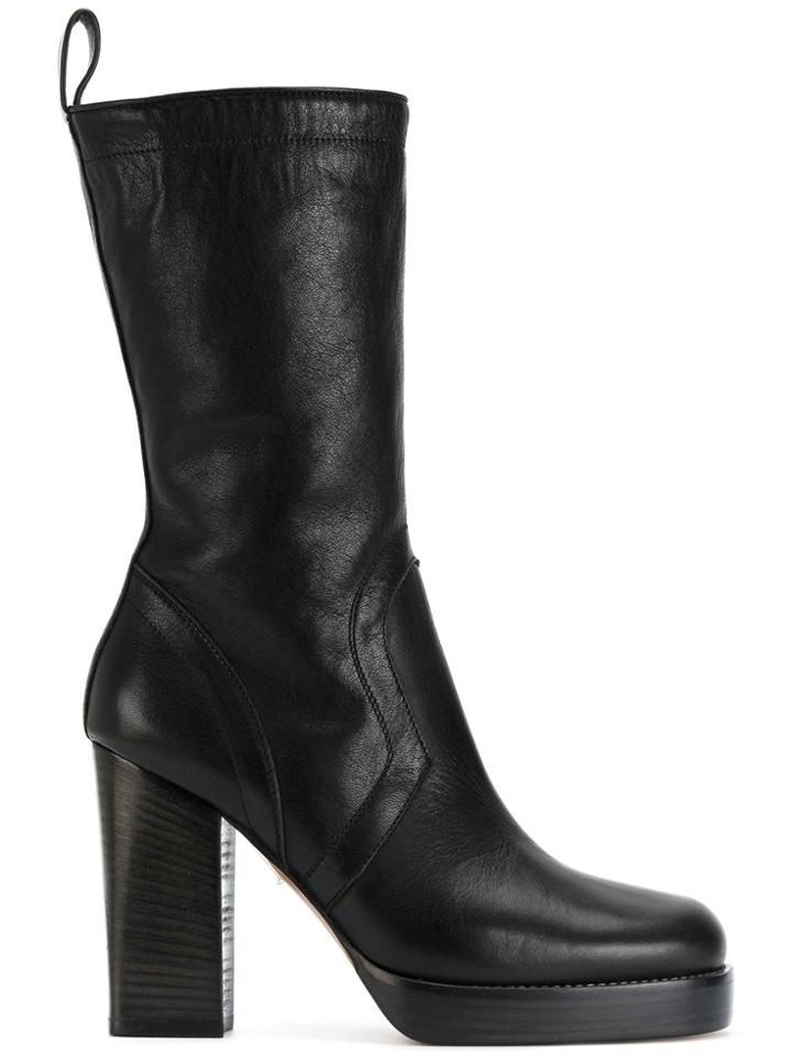 Rick Owens Classic Chunky Boots - Black