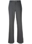 Michael Michael Kors Flared Trousers, Women's, Size: 4, Grey, Spandex/elastane/wool