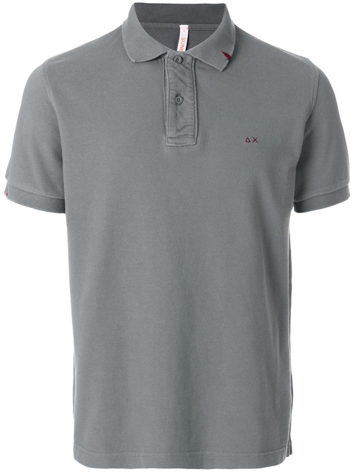 Sun 68 Classic Polo Shirt - Grey