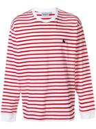 Carhartt Striped Long Sleeve Top - Red