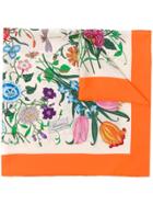 Gucci Classic Square Scarf - Orange