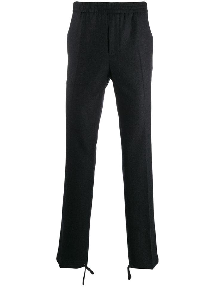 Salvatore Ferragamo Drawstring Trousers - Black