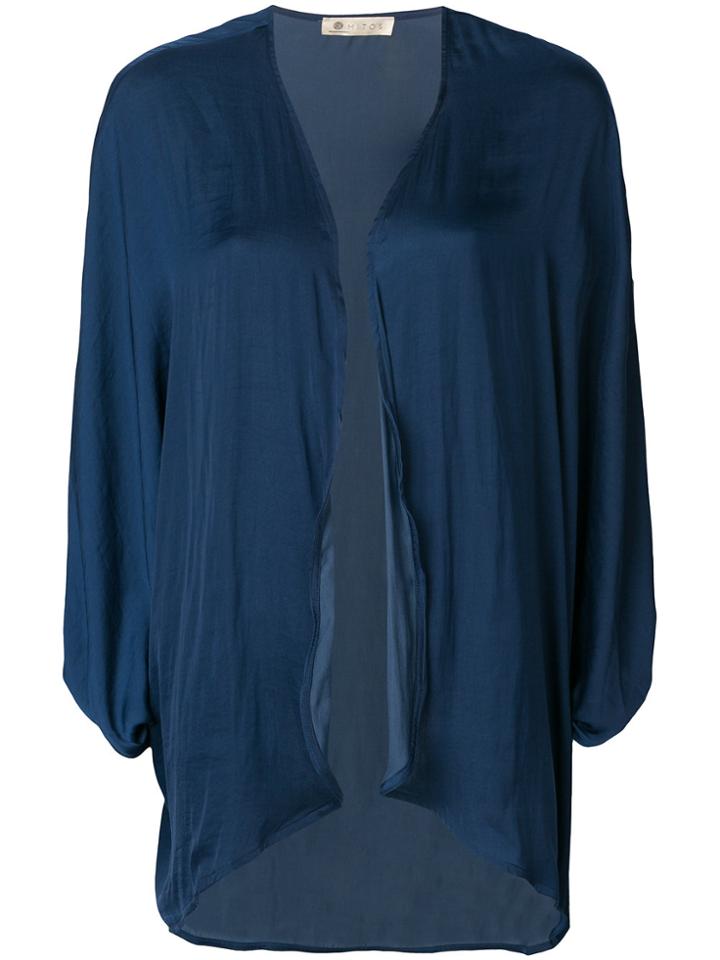 Mitos Oversized Shirt Cover-up - Blue